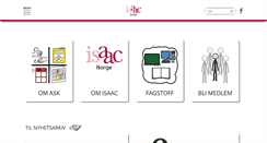 Desktop Screenshot of isaac.no