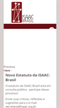 Mobile Screenshot of isaac.org.br